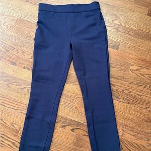 SPANX Dark Navy Cropped Ponte Ankle Pants